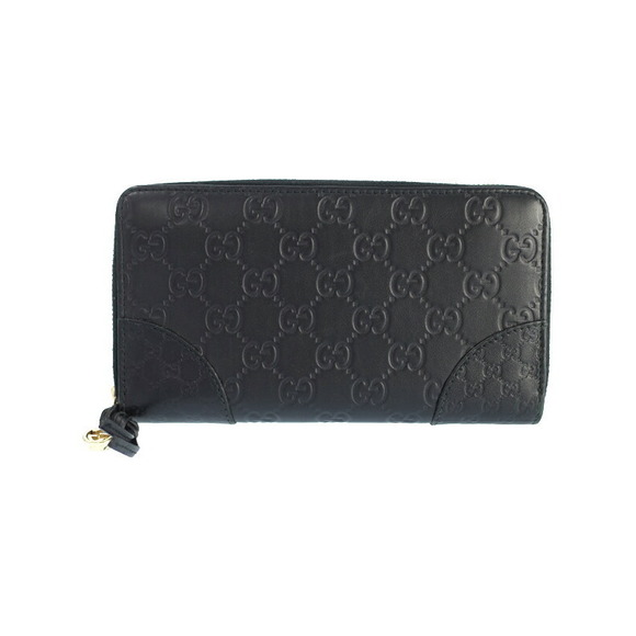 Gucci ssima Leather Brie Wallet Long Zip - Picture 1 of 5